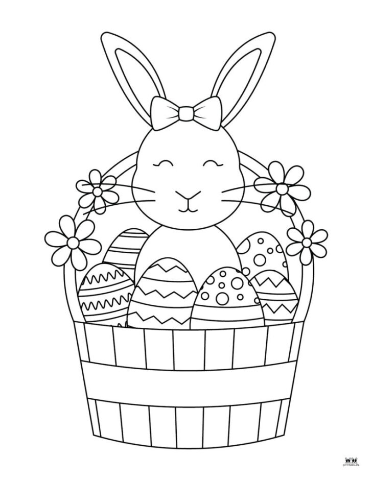 Coloring Pages Easter Bunny Printable
