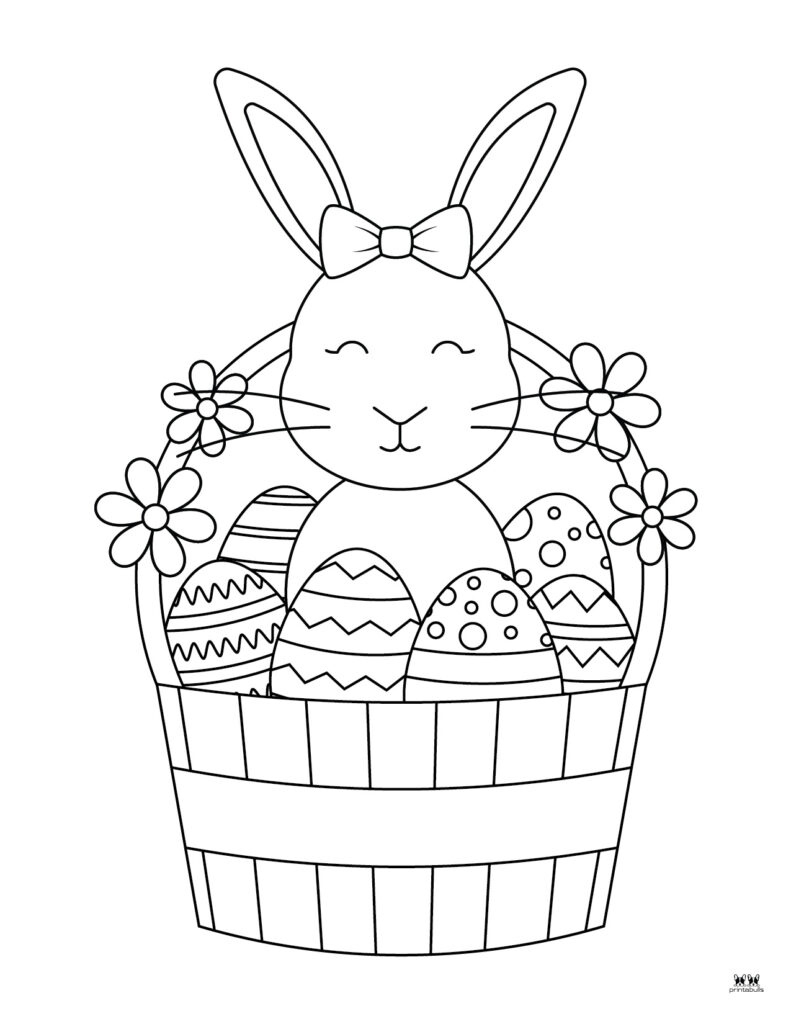 Easter Bunny Coloring Pages - 75 Free Pages | Printabulls with regard to Coloring Pages Easter Bunny Printable