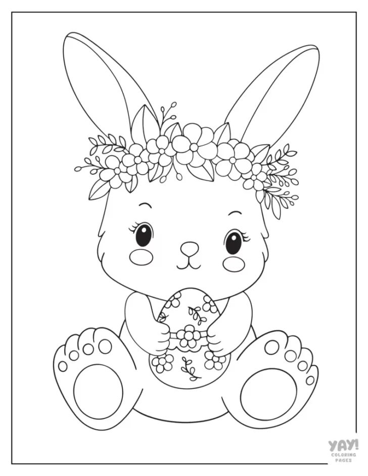 Printable Cute Easter Coloring Pages