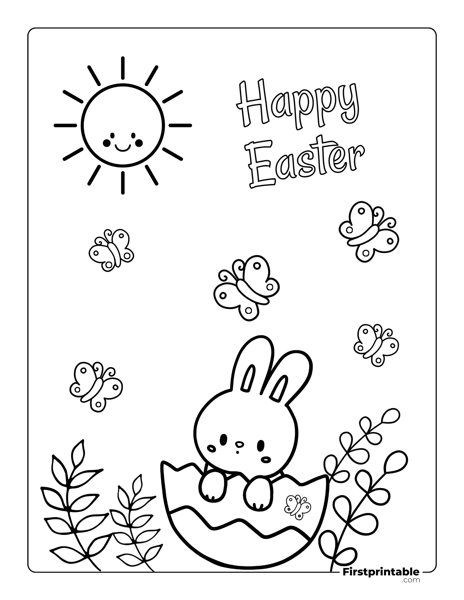 Easter Coloring Pages | 100+ Free Pdf Printables pertaining to Printable Easter Eggs Hunt Coloring Pages
