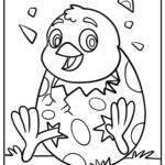 Easter Coloring Pages: 36 Free Printable Pdf Sheets For Kids For Simple Easter Coloring Pages Printable