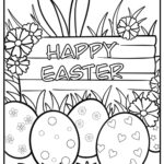 Easter Coloring Pages: 36 Free Printable Pdf Sheets For Kids Regarding Easter 2025 Coloring Pages Printable