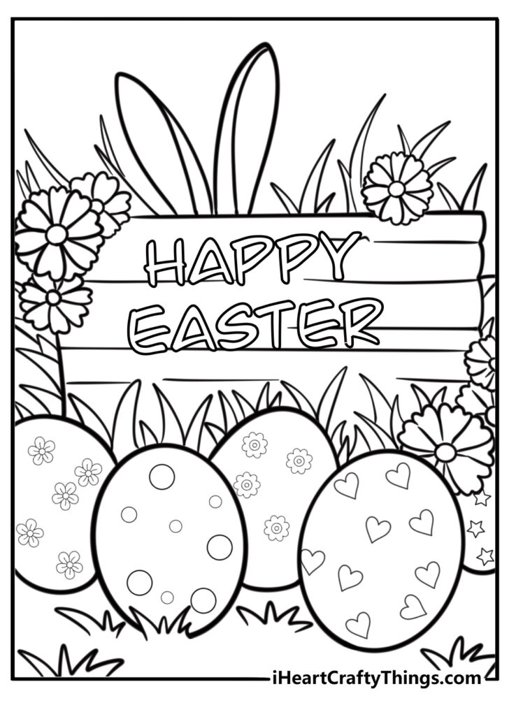 Easter 2025 Coloring Pages Printable