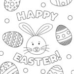 Easter Coloring Pages   51 Free Printables | Printabulls For Printable Easter Coloring Pages Construction