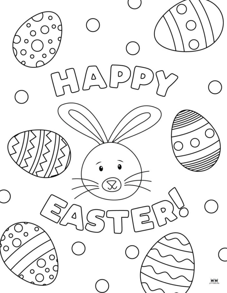 Printable Easter Coloring Pages Construction
