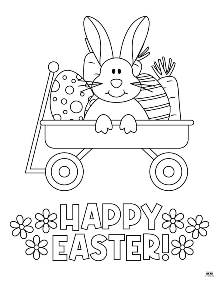 Happy Easter Coloring Pages Free Printable