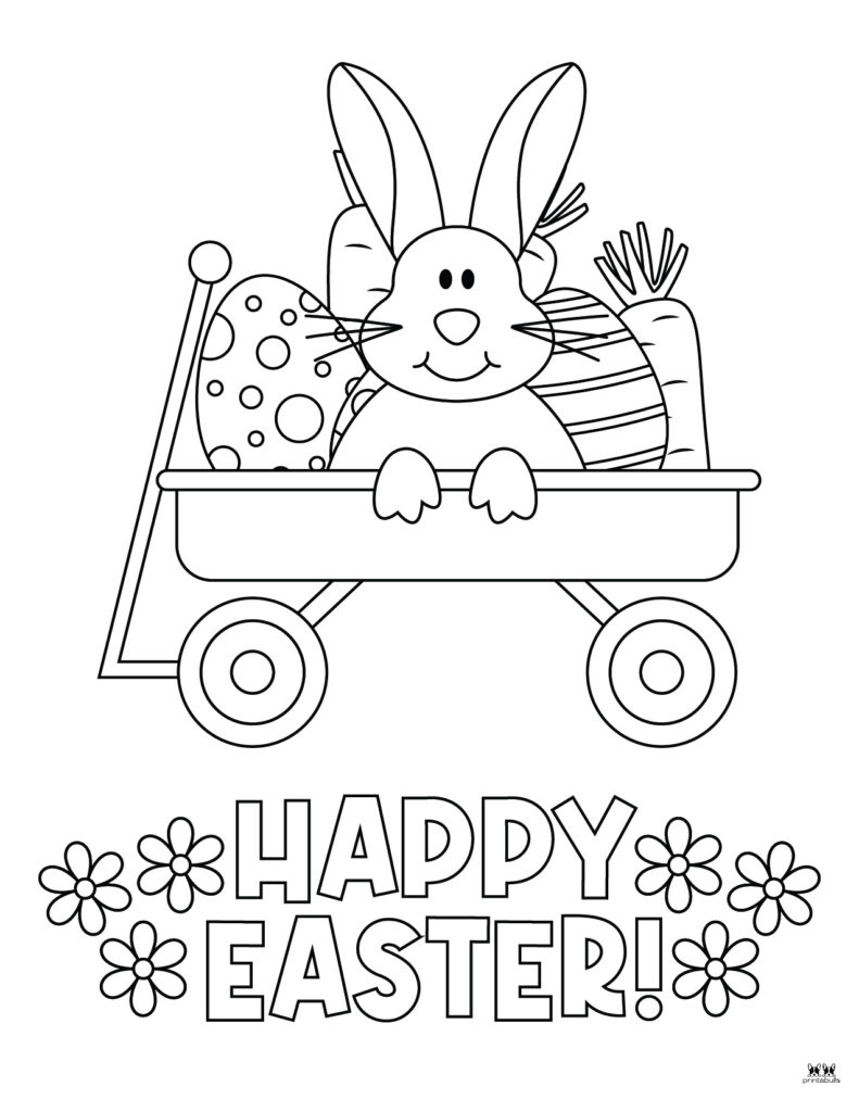 Easter Coloring Pages - 51 Free Printables | Printabulls throughout Happy Easter Coloring Pages Free Printable