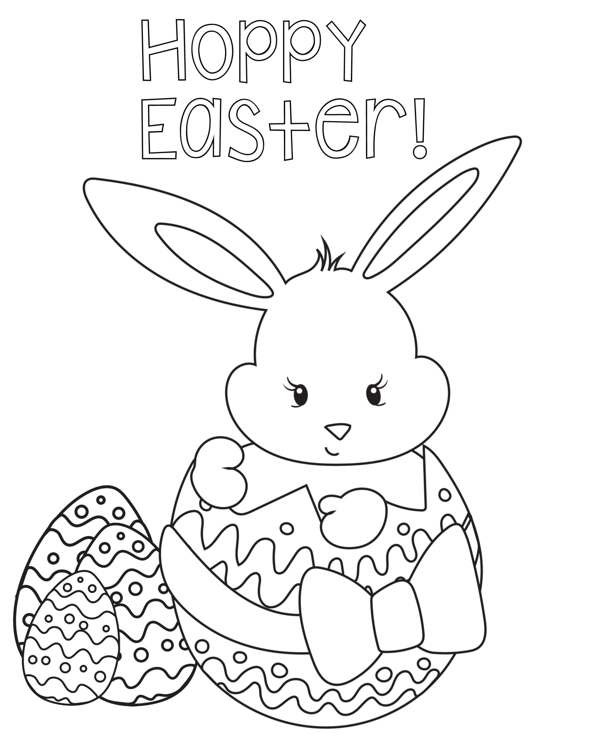 Easter Coloring Pages For Kids - Crazy Little Projects for Crayola Printable Easter Coloring Pages