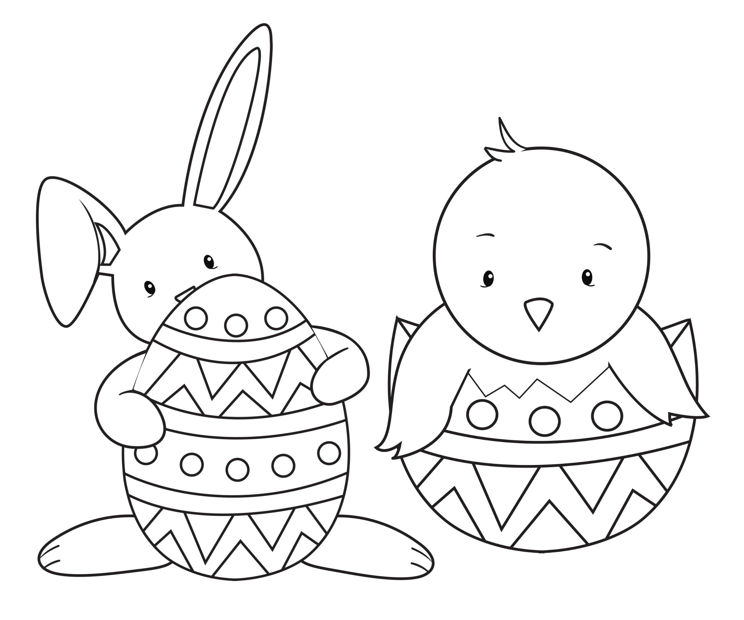 Easter Coloring Pages For Kids - Crazy Little Projects in Easter Printable Coloring Pages Toddlers