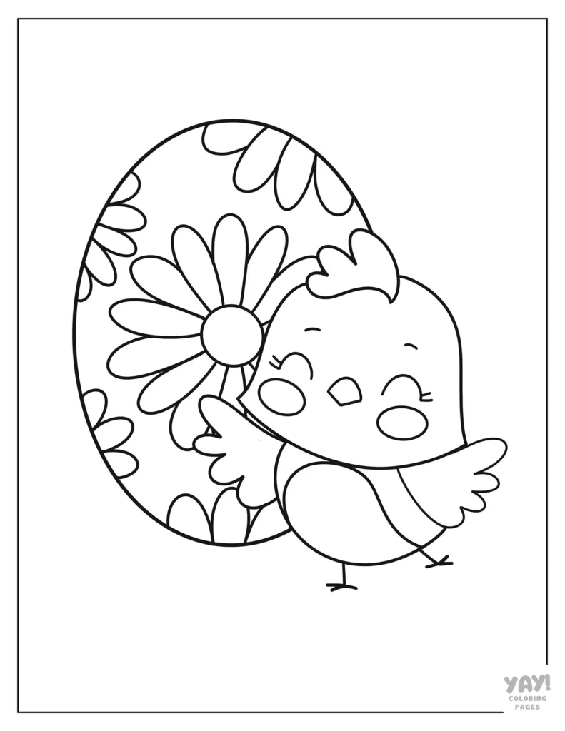 Easter Coloring Pages (Free Printables) intended for Free Printable Easter Coloring Pages Easy