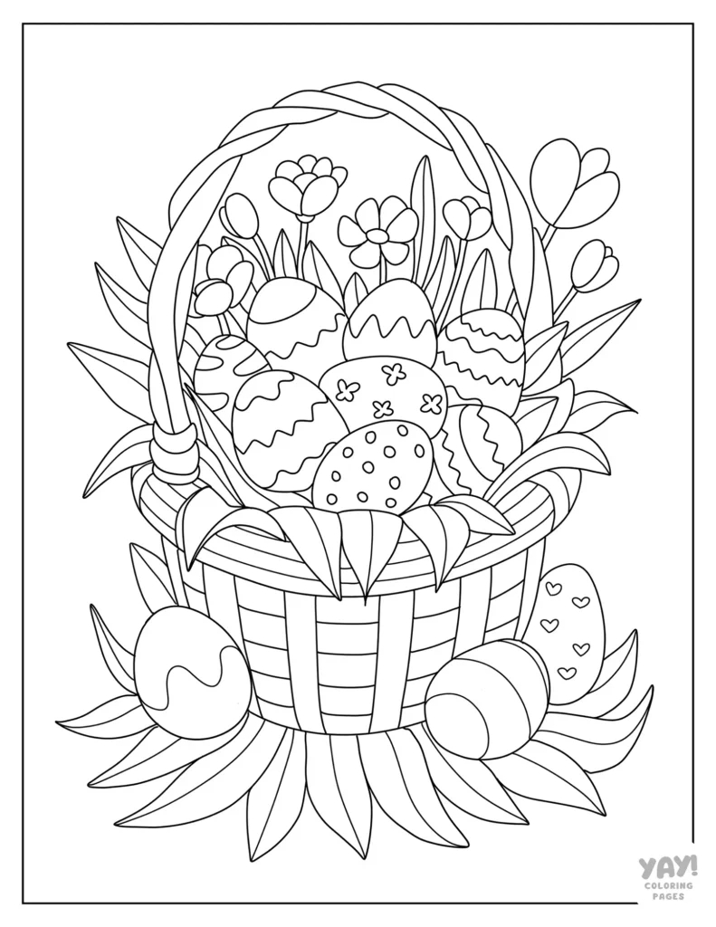 Easter Coloring Pages (Free Printables) within Free Easter Coloring Pages For Adults Printable