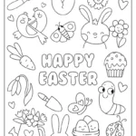 Easter Coloring Pages (Free Printables) Within Free Easter Printable Coloring Pages