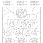 Easter Colornumber   10 Free Printable Pages | Printabulls Throughout Free Printable Color By Number Easter Pages