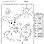 Easter Colornumber Worksheet   Free Printable, Digital, & Pdf With Free Printable Color By Number Easter Pages