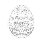 Easter Egg Coloring Page, Easter Egg Colouring In Page,Easter Egg Inside Easter Eggs Color Pages Printable