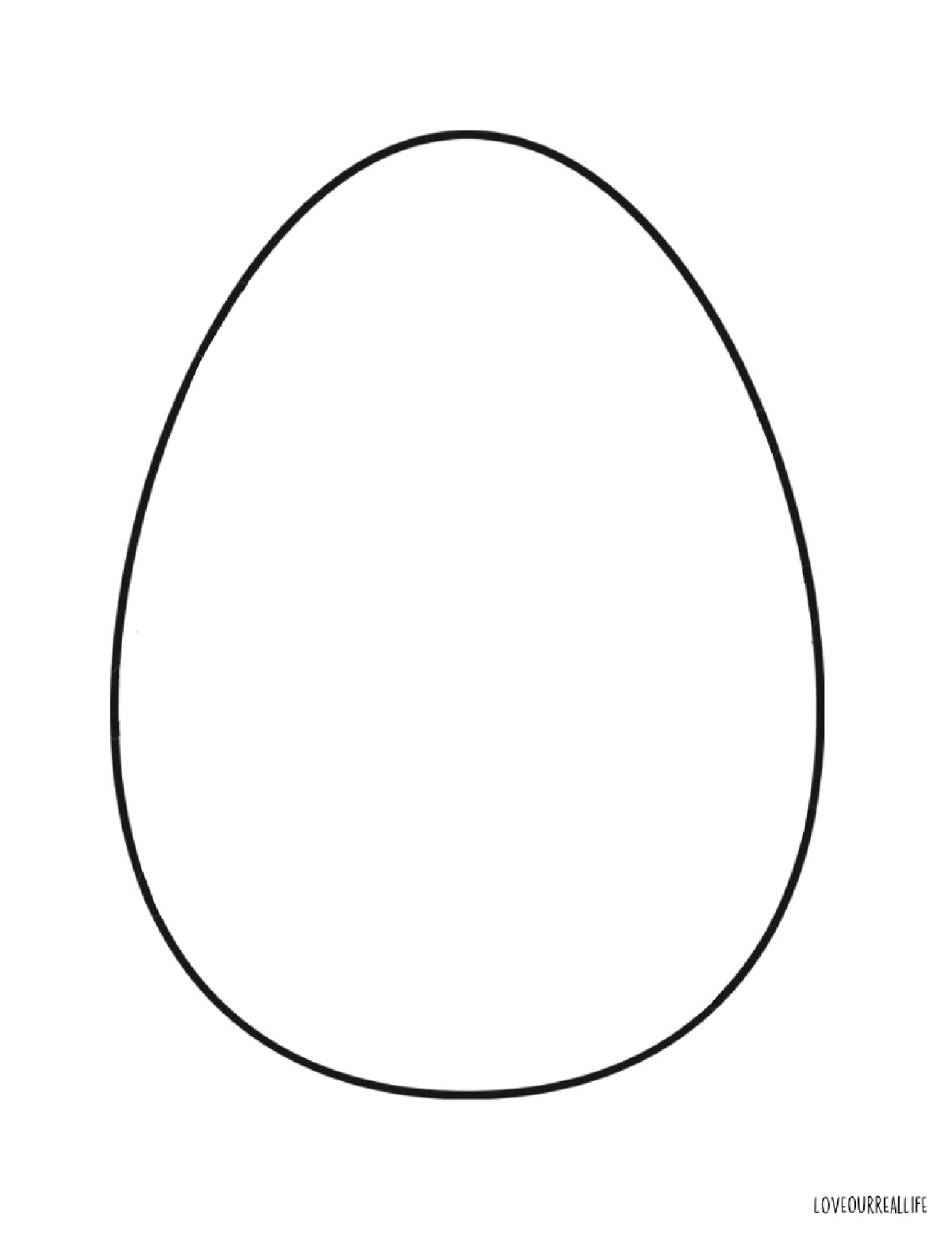 Easter Egg Coloring Pages And Free Printable Egg Templates ⋆ Love in Free Printable Blank Easter Eggs Coloring Pages