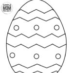 Easter Egg Coloring Pages For Kids With Free Printable Templates Intended For Printable Templates Free Printable Easter Eggs Coloring Pages