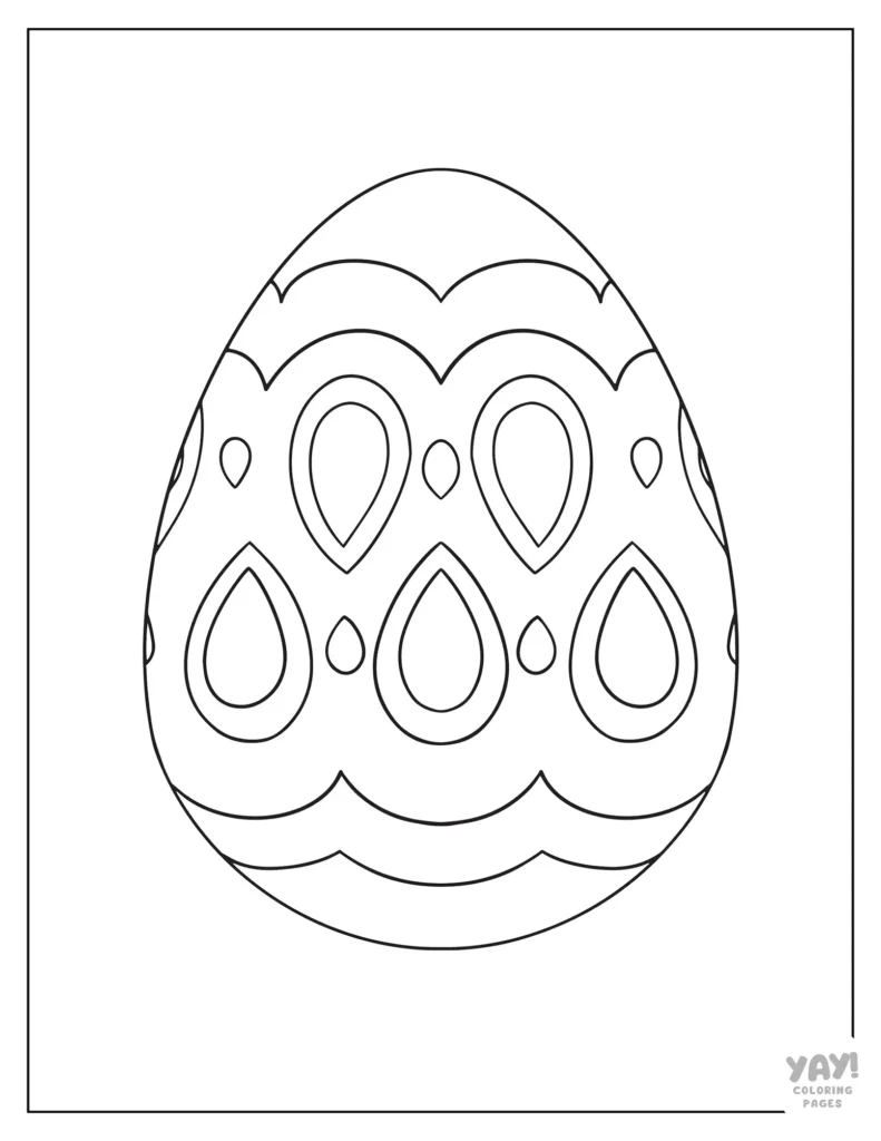 Easter Egg Coloring Pages (Free Printables) within Free Printable Full Size Easter Eggs Coloring Pages