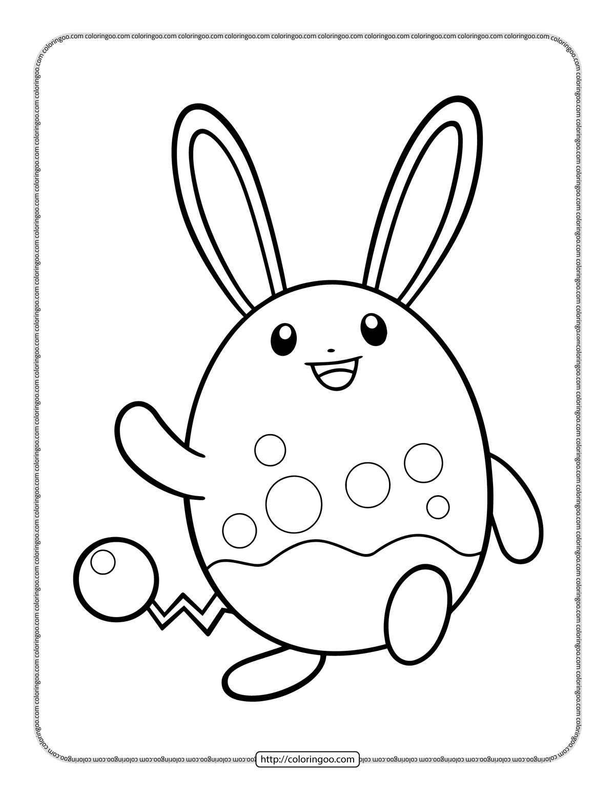 Easter Egg Pokemon Coloring Page for Printable Pokemon Easter Coloring Pages