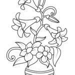 Easter Flowers   Coloring Pages For Kids | Free And Easy Print Or Inside Easter Lily Coloring Page Printable