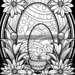 Easter Stained Glass Coloring Book Download With Printable Easter Stained Glass Coloring Pages