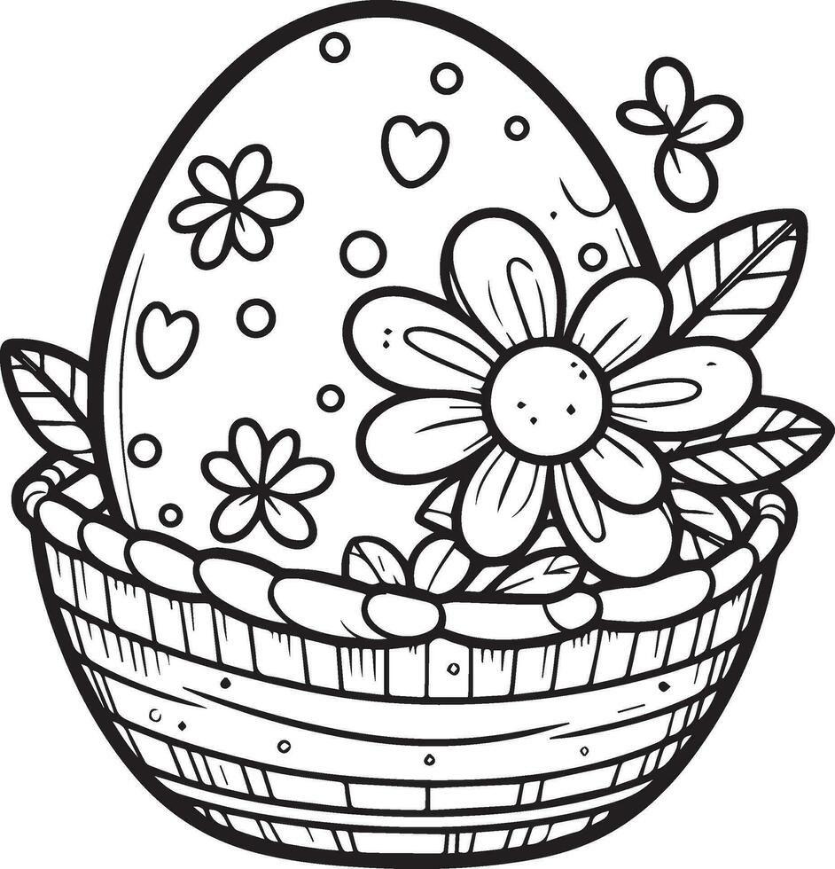 Floral Fantasy Rabbit, Flowers Coloring Fun And Printable throughout Printable Preschool Easter Coloring Pages