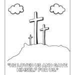 Free Christian Printable Easter Coloring Pages With Bible Verses Intended For Free Printable Easter Christian Coloring Pages