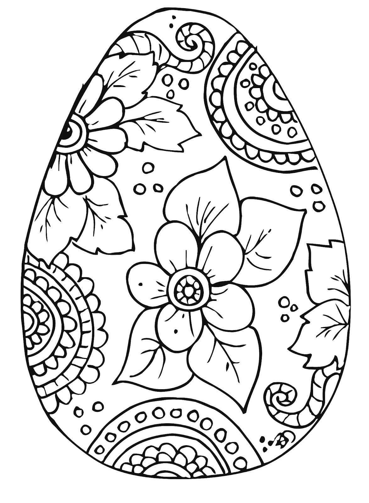 Free Coloring Page Easter / Kleurplaat Pasen in Free Coloring Pages Easter Printable