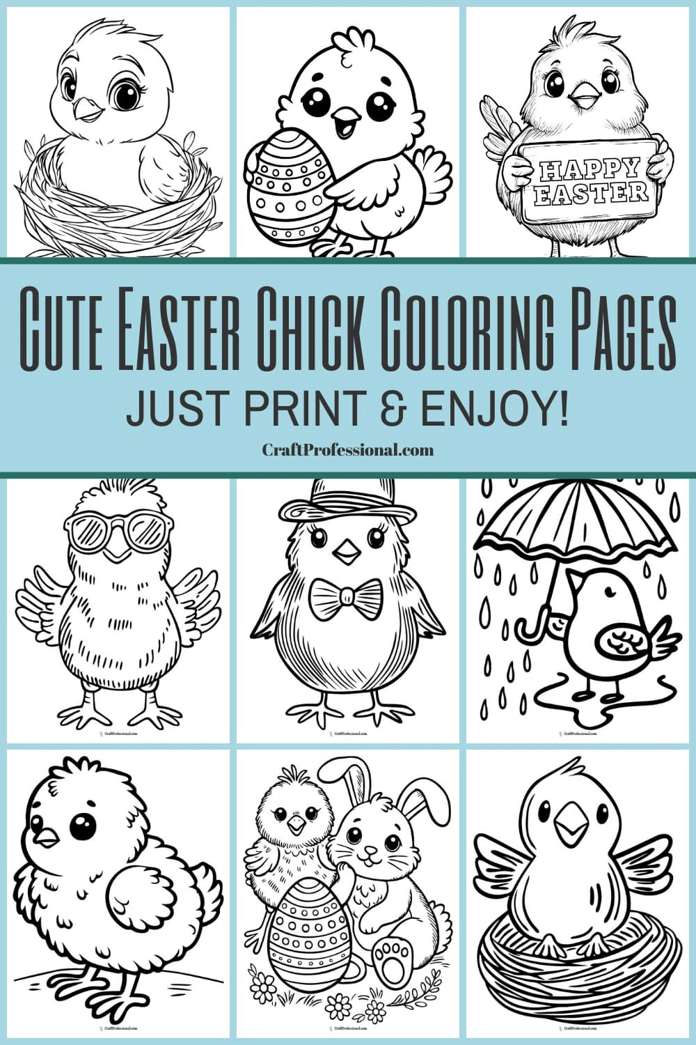 Free Easter Chick Coloring Pages – Print &amp;amp; Download Now! with regard to Free Printable Easter Chick Coloring Pages