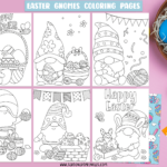 Free Easter Gnomes Coloring Pages   Seasoned Sprinkles With Regard To Free Printable Easter Gnome Coloring Pages