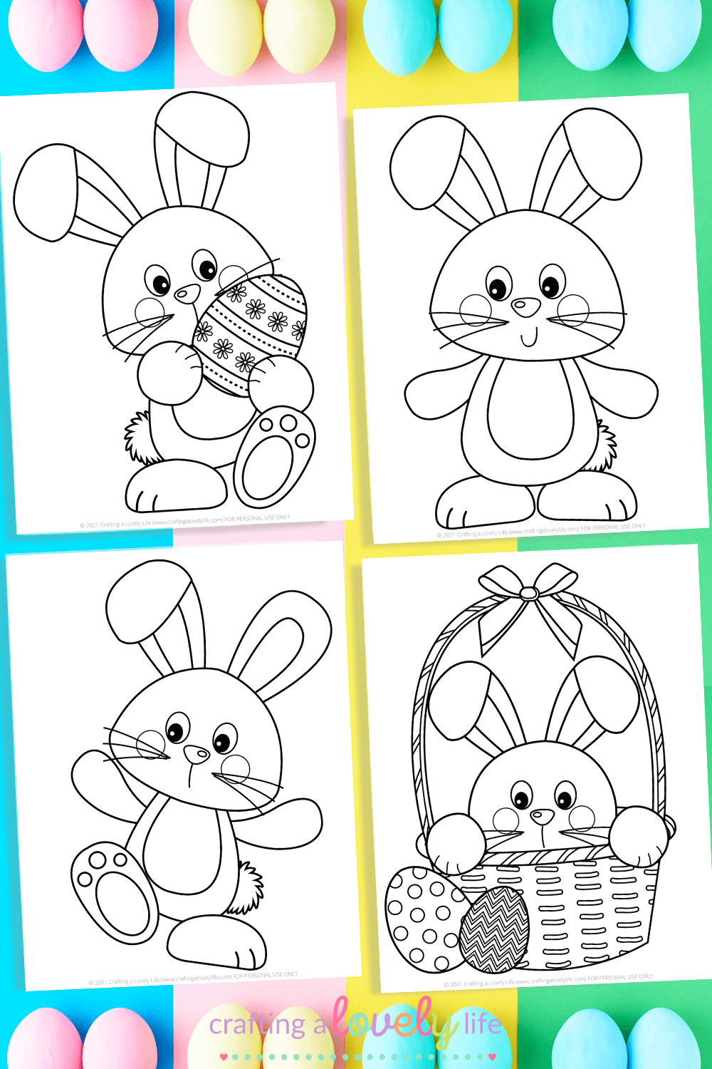 Free Printable Easter Bunny Coloring Pages pertaining to Easter Bunny Coloring Page Printable Free