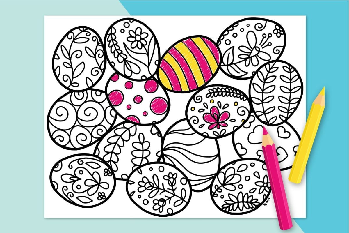 Free Printable Easter Coloring Page - Hey, Let&amp;#039;S Make Stuff within Printable Crayola Easter Coloring Pages