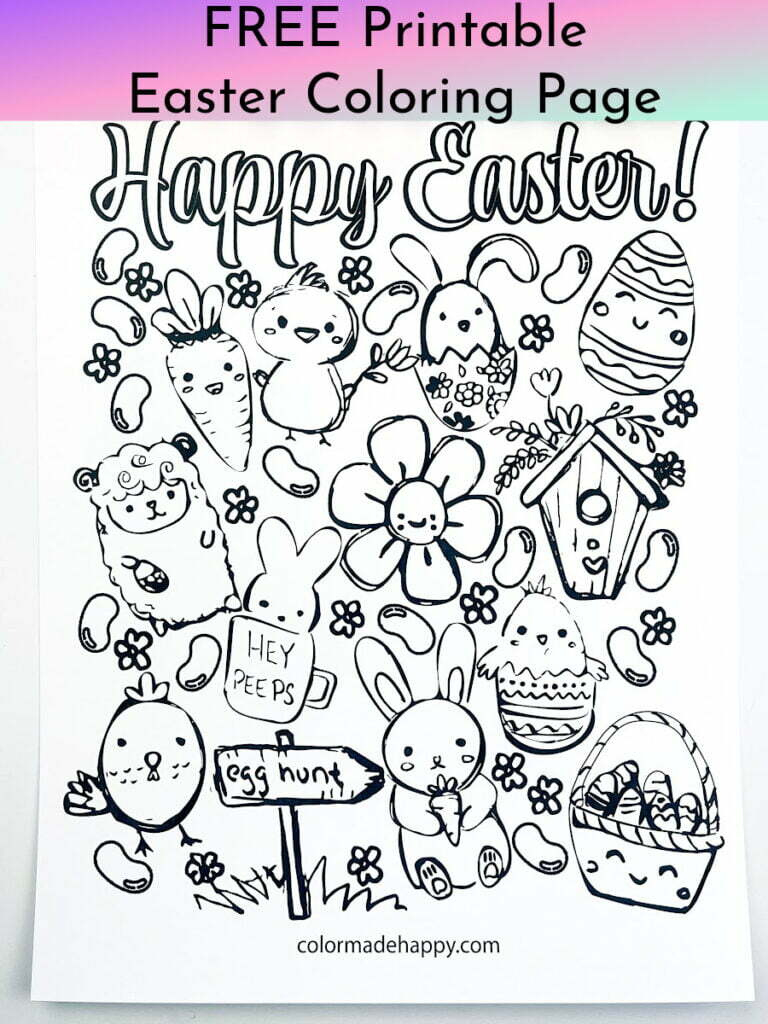 Free Printable Easter Coloring Pages with Coloring Pages Printable For Easter