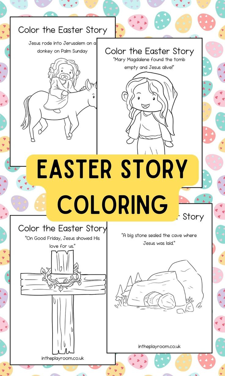 Free Printable Easter Story Coloring Pages For Kids within Printable Easter Story Coloring Pages