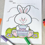 Fuzzy Easter Bunny Free Printable Coloring Page | Fun365 Inside Free Printable Coloring Pages Easter Hooray Heroes
