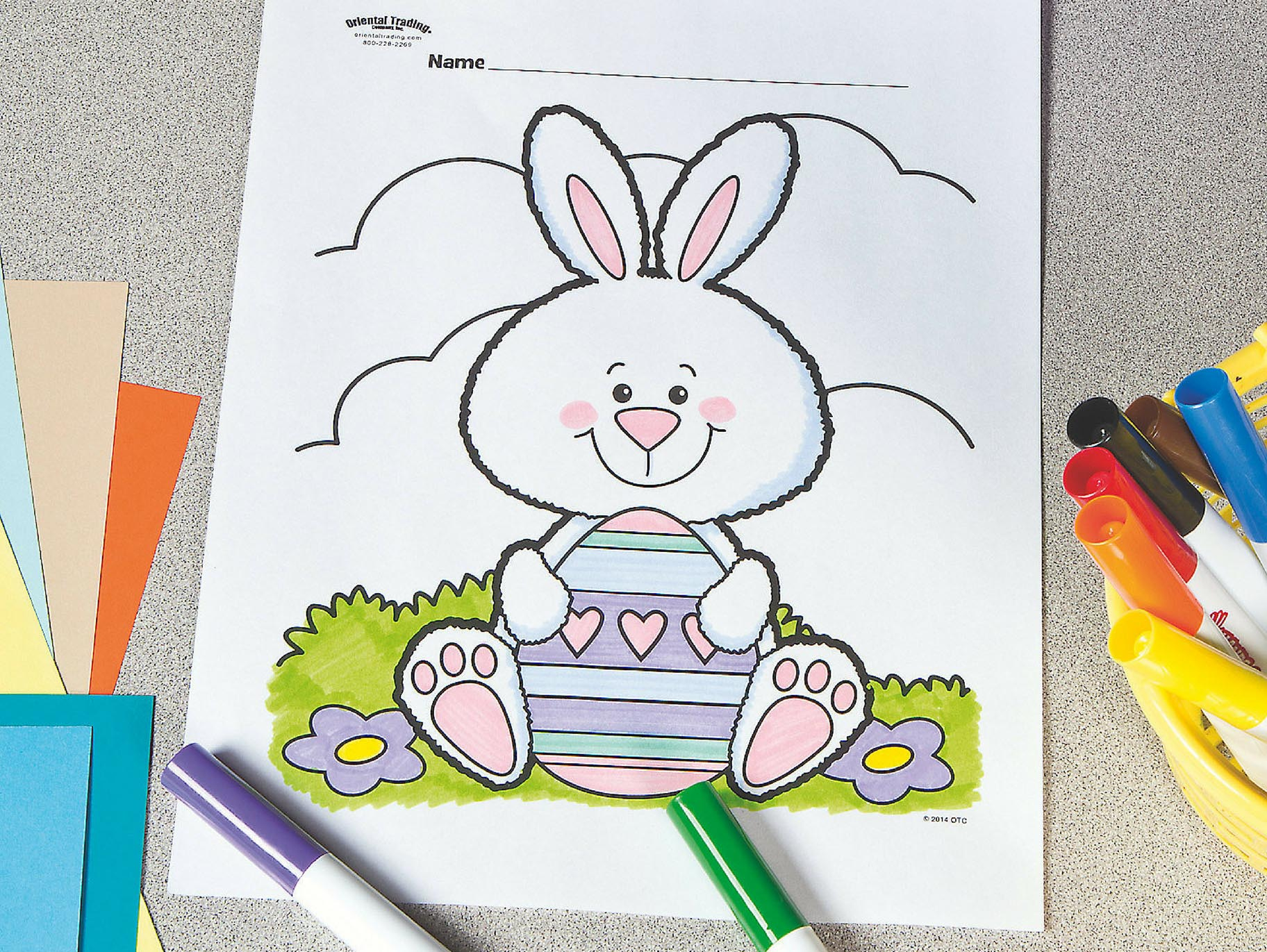 Fuzzy Easter Bunny Free Printable Coloring Page | Fun365 inside Free Printable Coloring Pages Easter Hooray Heroes