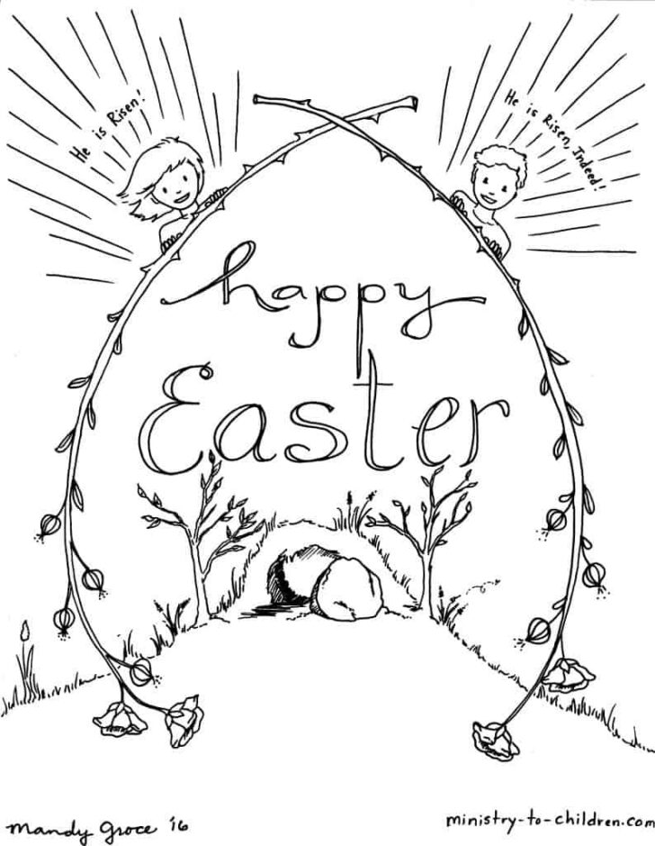 Free Printable Catholic Easter Coloring Pages