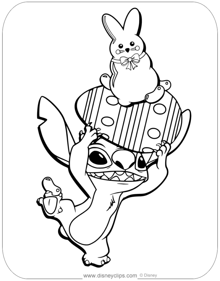 Disney Easter Printable Coloring Pages