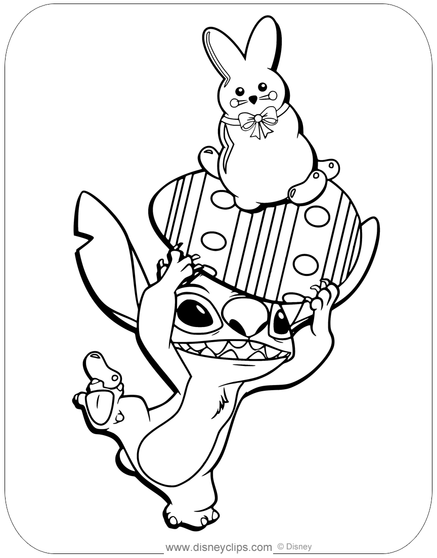 Printable Disney Easter Coloring Pages (5) | Disneyclips intended for Disney Easter Printable Coloring Pages