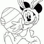 Printable Disney Easter Coloring Pages | Disneyclips Within Disney Easter Printable Coloring Pages