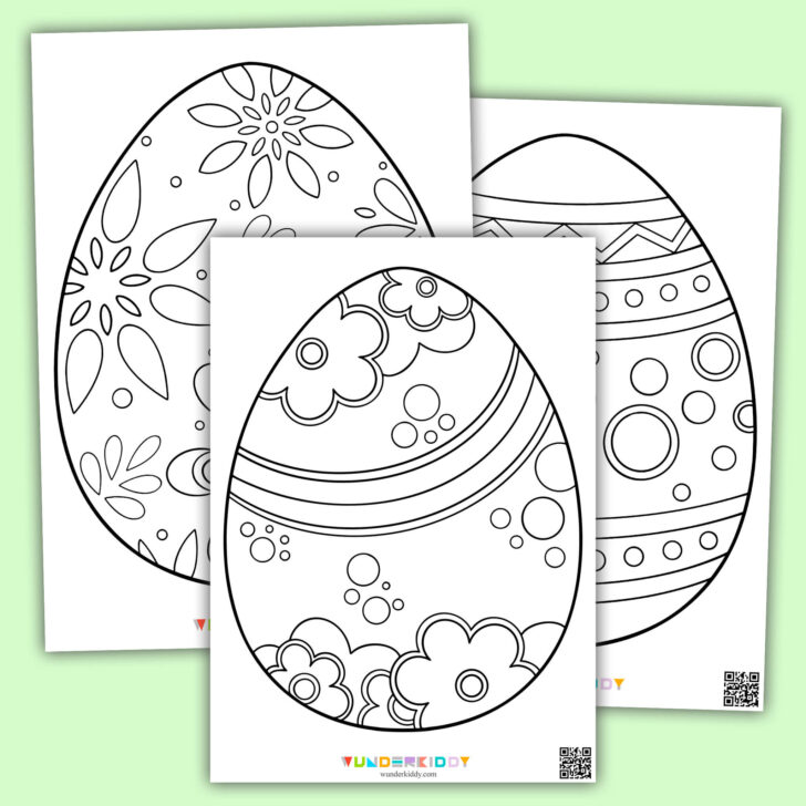 Printable Templates Free Printable Easter Eggs Coloring Pages
