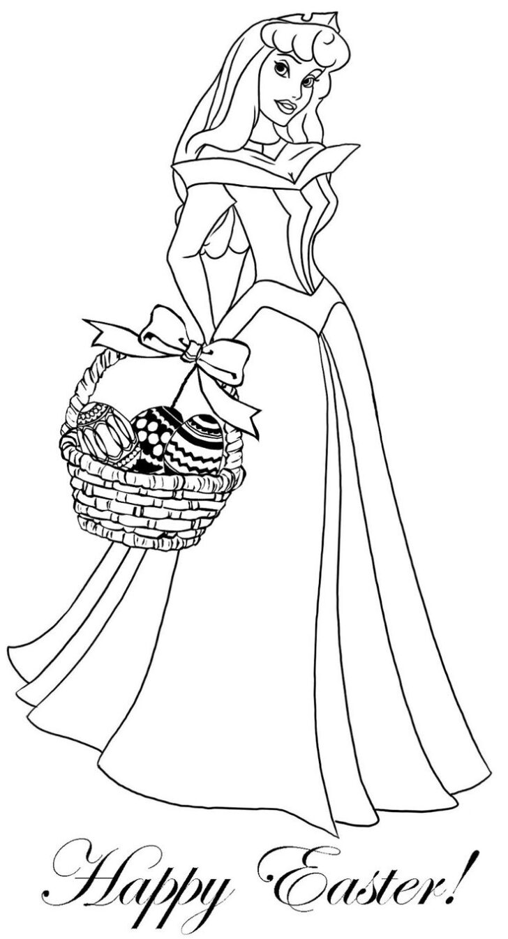 Printable Disney Easter Coloring Pages
