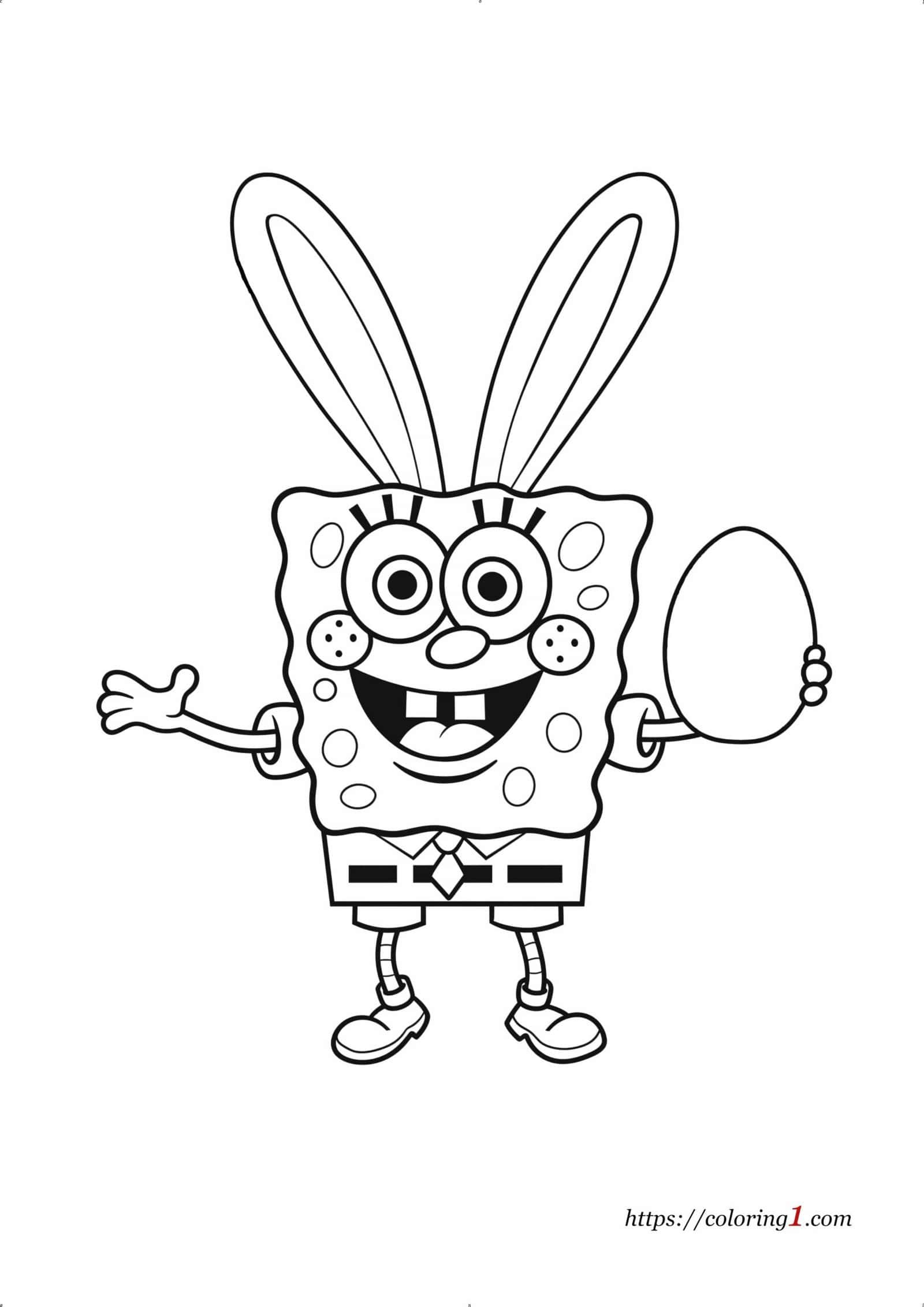 Spongebob Coloring Pages - 27 Free Printable Coloring Sheets | 2024 throughout Printable Spongebob Easter Coloring Pages