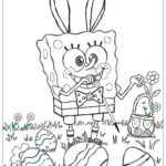 Spongebob Easter Egg Coloring Page (Free Pdf&Png Printable) With Regard To Printable Spongebob Easter Coloring Pages