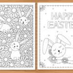 Spring Coloring Pages. Easter Coloring Pages. (1176380) For Easter Spring Coloring Pages Printable