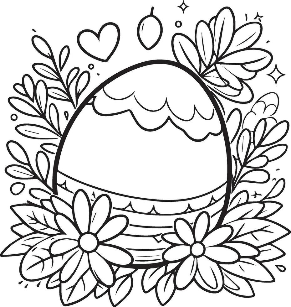 Springtime Delights Easter Egg Coloring Pages Rabbit Eggs And within Easter Eggs Printable Coloring Pages