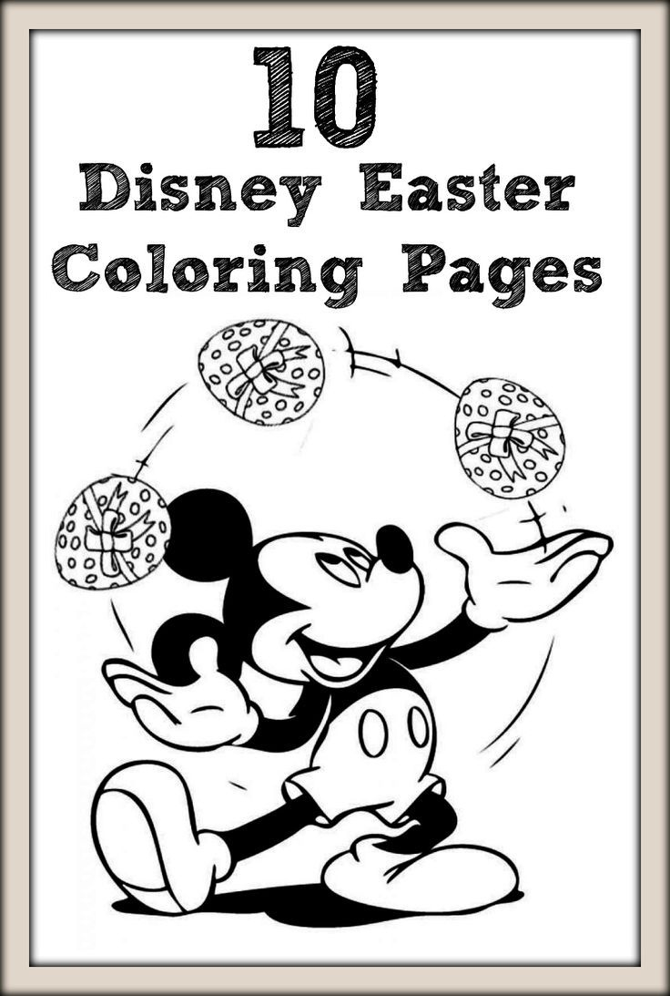 Top 10 Free Printable Disney Easter Coloring Pages Online throughout Free Printable Mickey Mouse Easter Eggs Coloring Pages