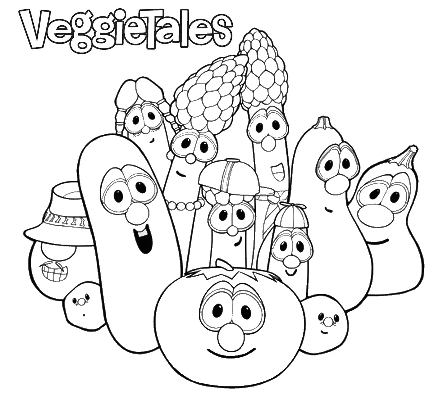 Veggietales Coloring Pages To Print - Free Printable Coloring Pages within Easter Veggsie Tales Coloring Pages Printable